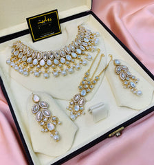 Kundan Necklace-44 (Pearl)