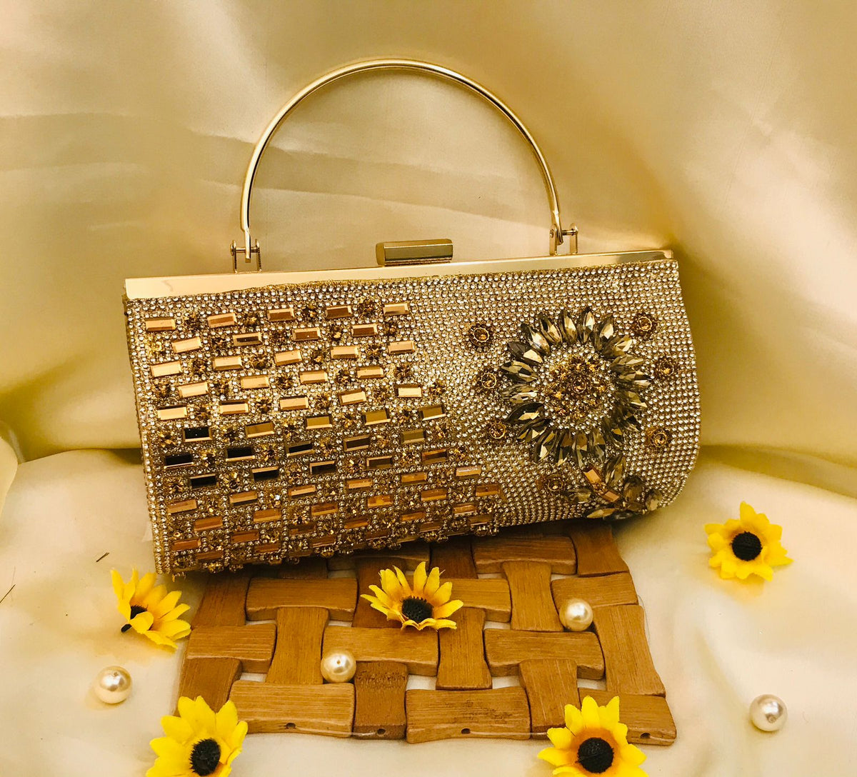 Fancy Clutch-1027 (Golden)