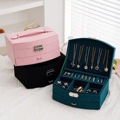 New Vintage Style Jewelry Organizer Box-03