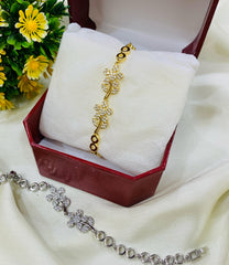 Zircon Bracelet-05 (Golden)