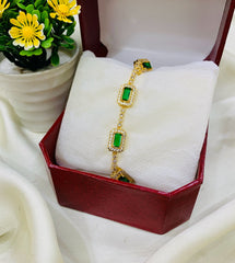 Zircon Bracelet-09 (Green)