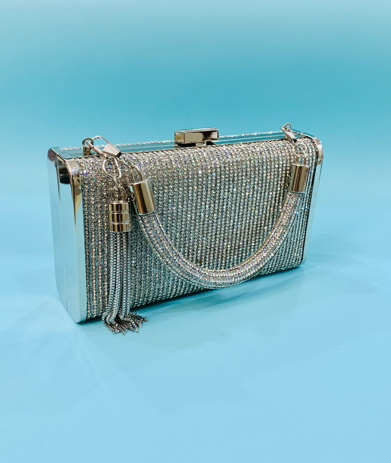 Fancy Clutch-1030 (Silver)