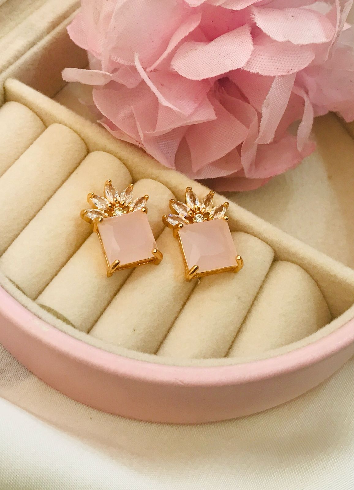 Zircon Studs-75 (Pink)