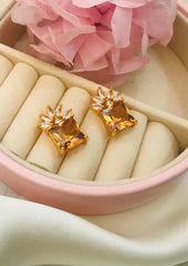 Zircon Studs-75 (Golden)