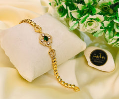 Zircon Bracelet-10 (Green)