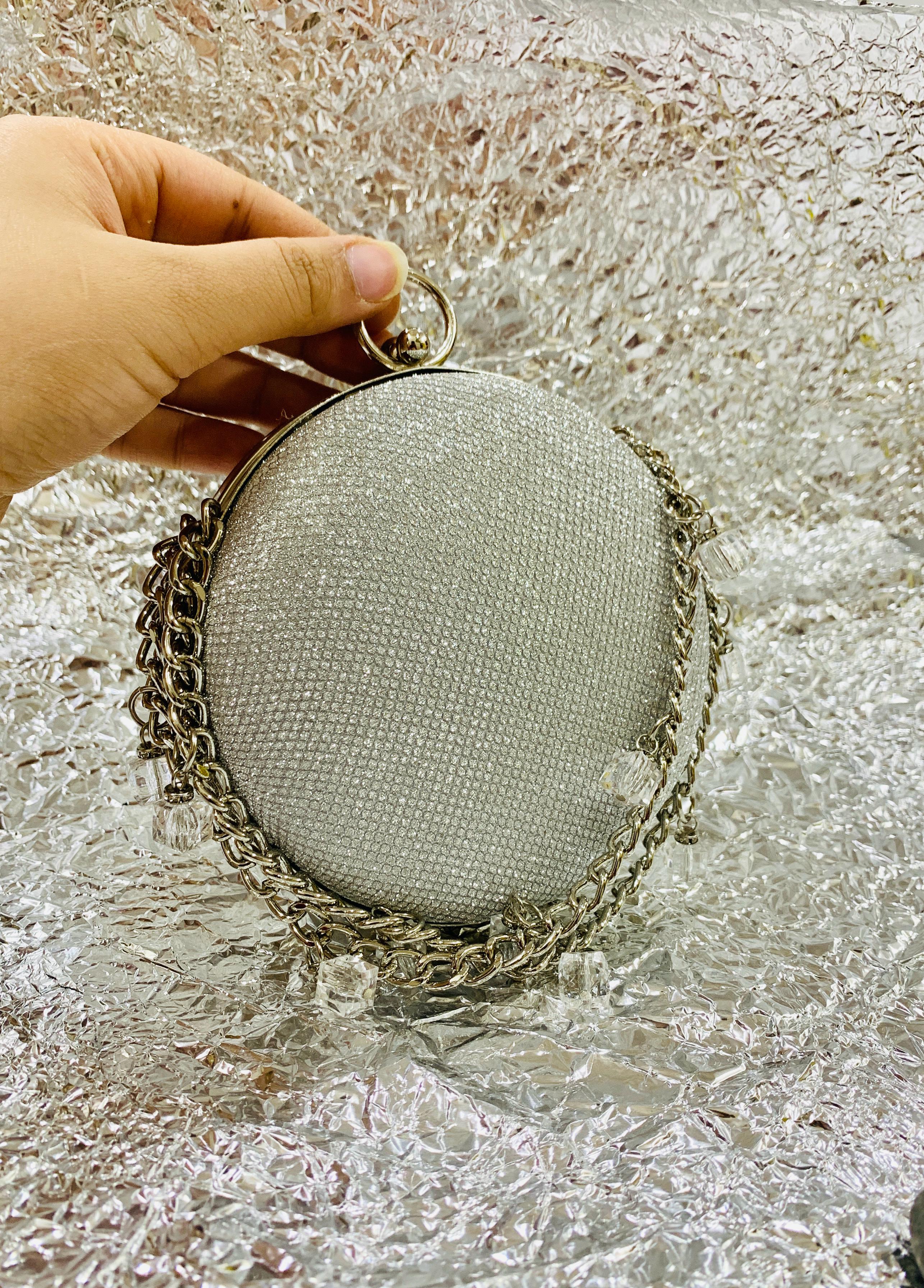 Round Clutch-01 (Silver)