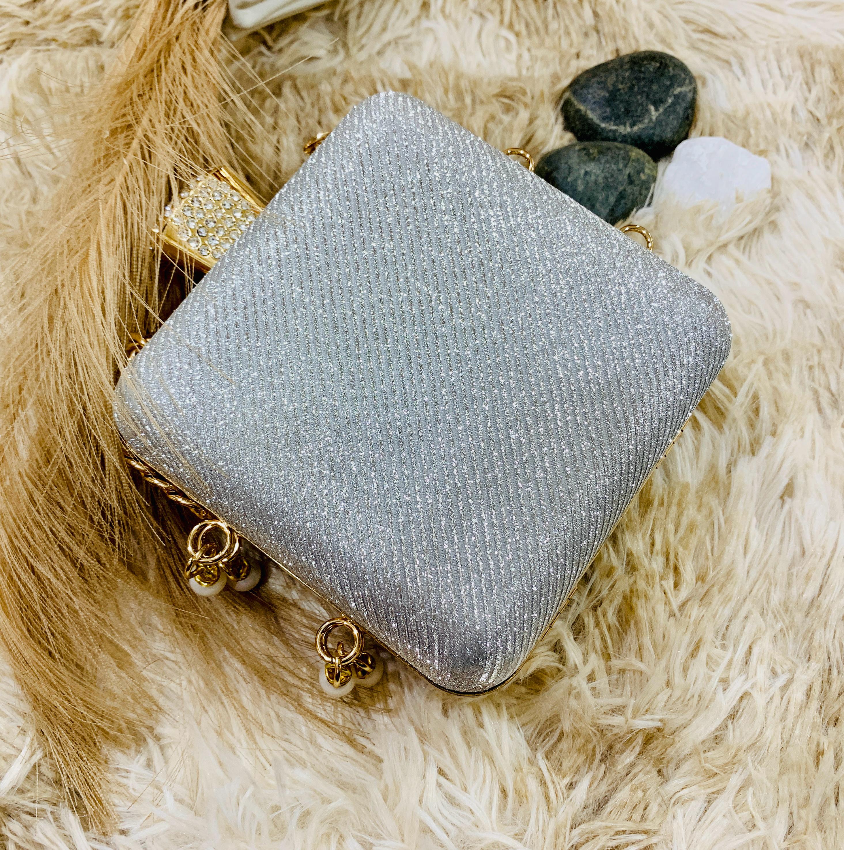 Fancy Clutch-10025 (Silver)