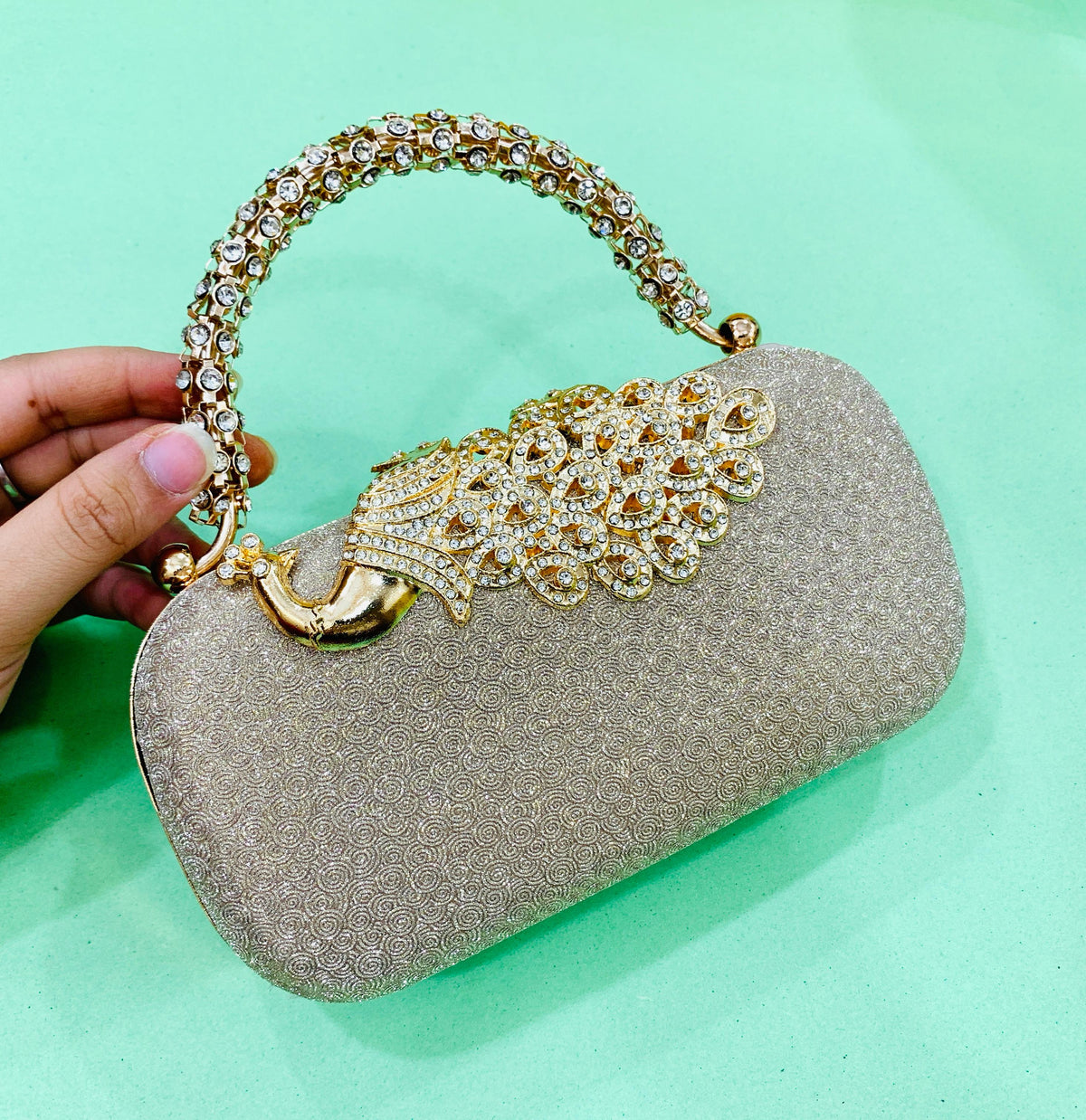 Fancy Clutch-10015 (Silver)