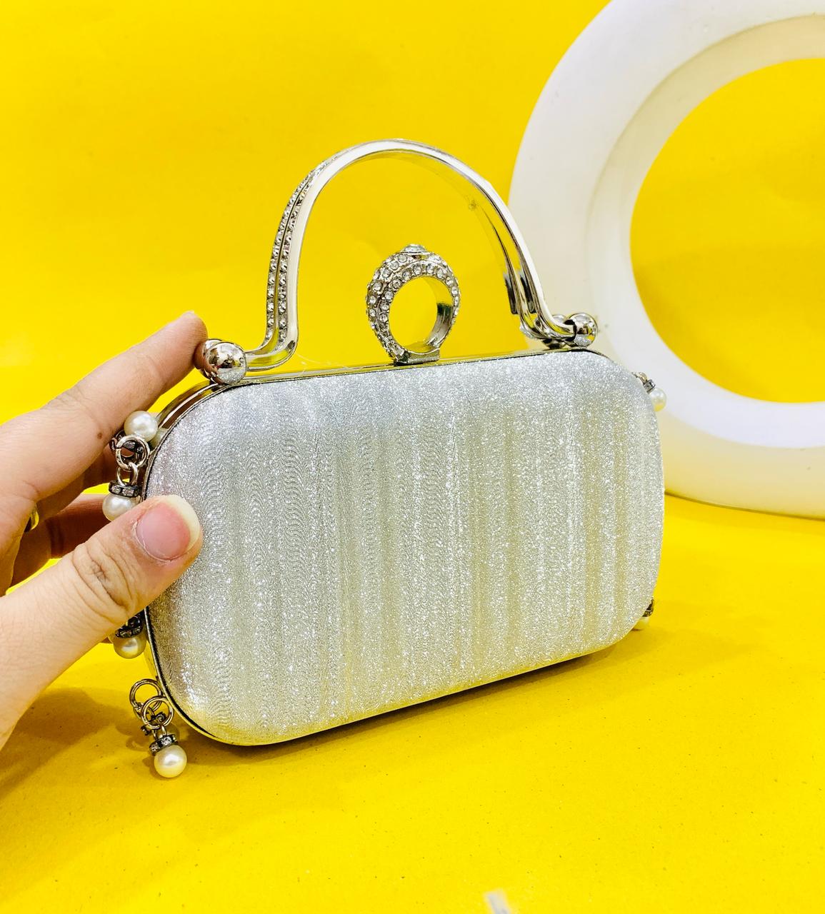 Fancy Clutch-10013 (Silver)