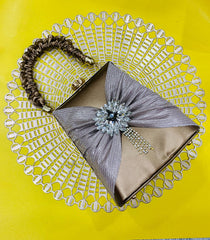 Fancy Clutch-10012 (Brown)