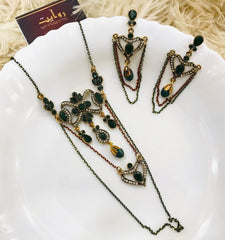 Turkish Locket set-03 (Green)