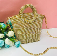 Fancy Bag-10006 (Golden)