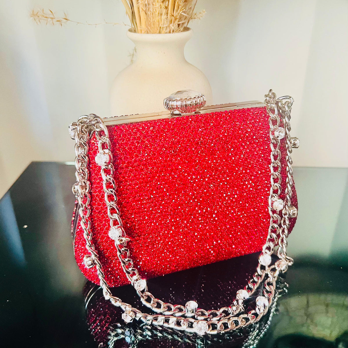 Fancy Clutch-10027 (Maroon)