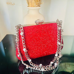 Fancy Clutch-10027 (Maroon)