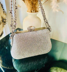 Fancy Clutch-10027 (Silver)
