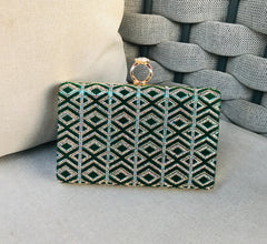Fancy Clutch-10033 (Green)