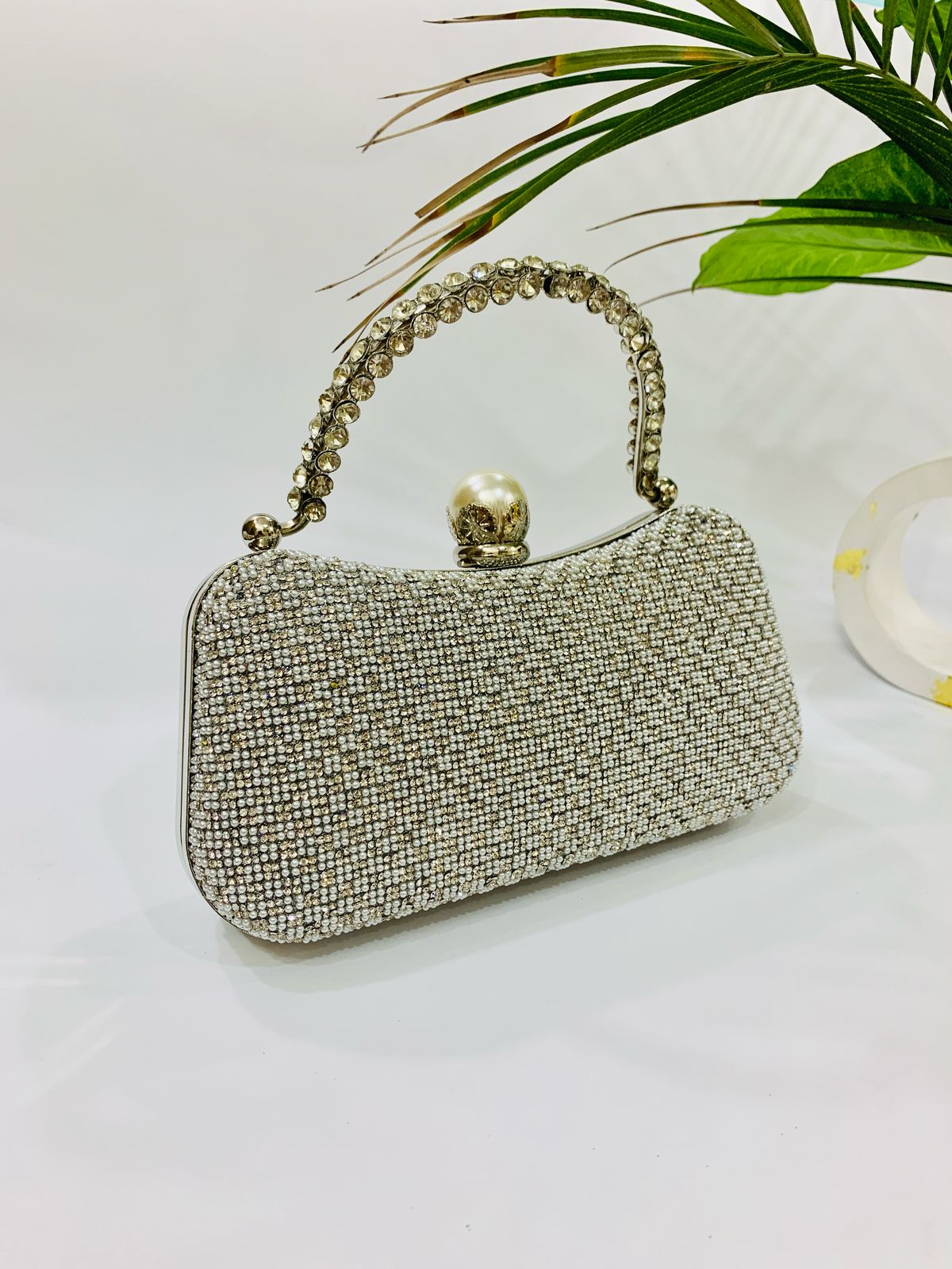 Fancy Clutch-10035 (Silver)
