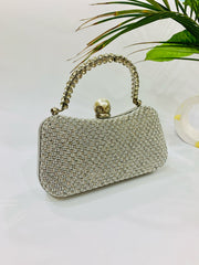 Fancy Clutch-10035 (Silver)