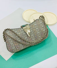 Fancy Clutch-10038 (Silver)