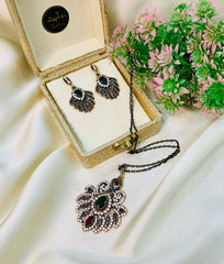 Turkish Locket set-06 (Green)