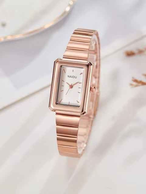 Rawayat Ladies Watch-20 (Rose Gold/White)