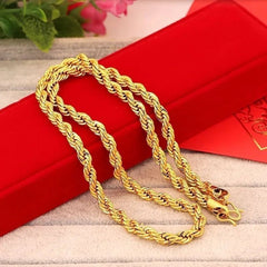 Gold Chain-23 Rassa Chain For Unisex (45 cm)