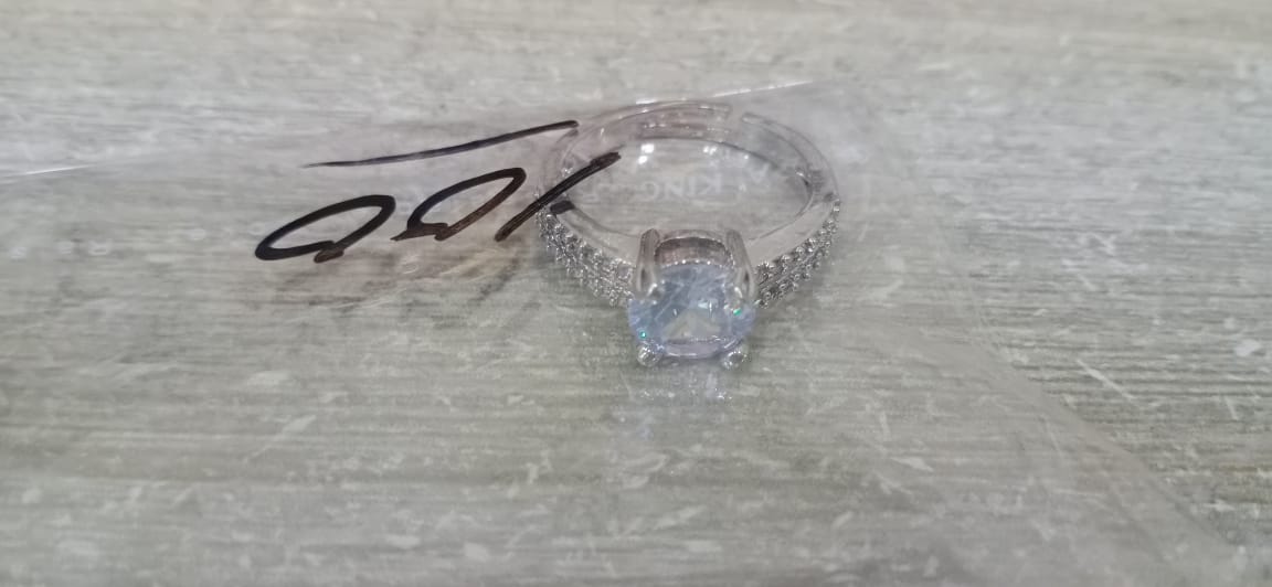 Zircon Ring-51 (Silver)