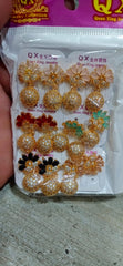 Zircon Earring-112 (Black)