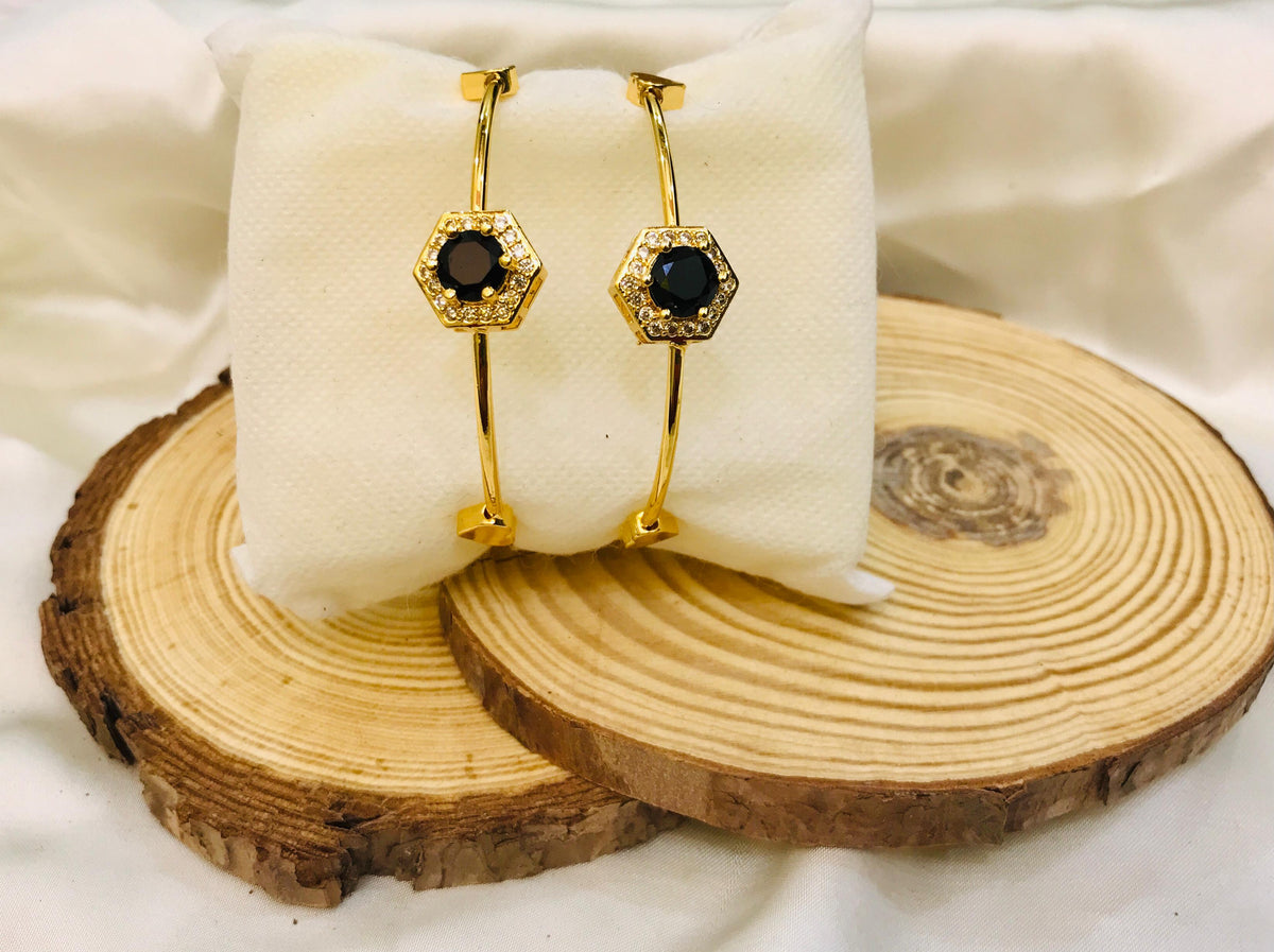 Adjustable Adult Bangle-80 (Black)