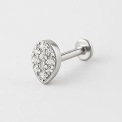 Nose Pin-03 (Silver) Titanium G23