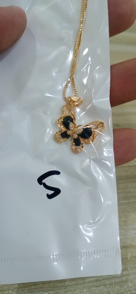 Zircon Pendant-229 (Black)