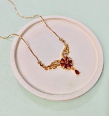 Zircon Pendant-262 (Maroon)