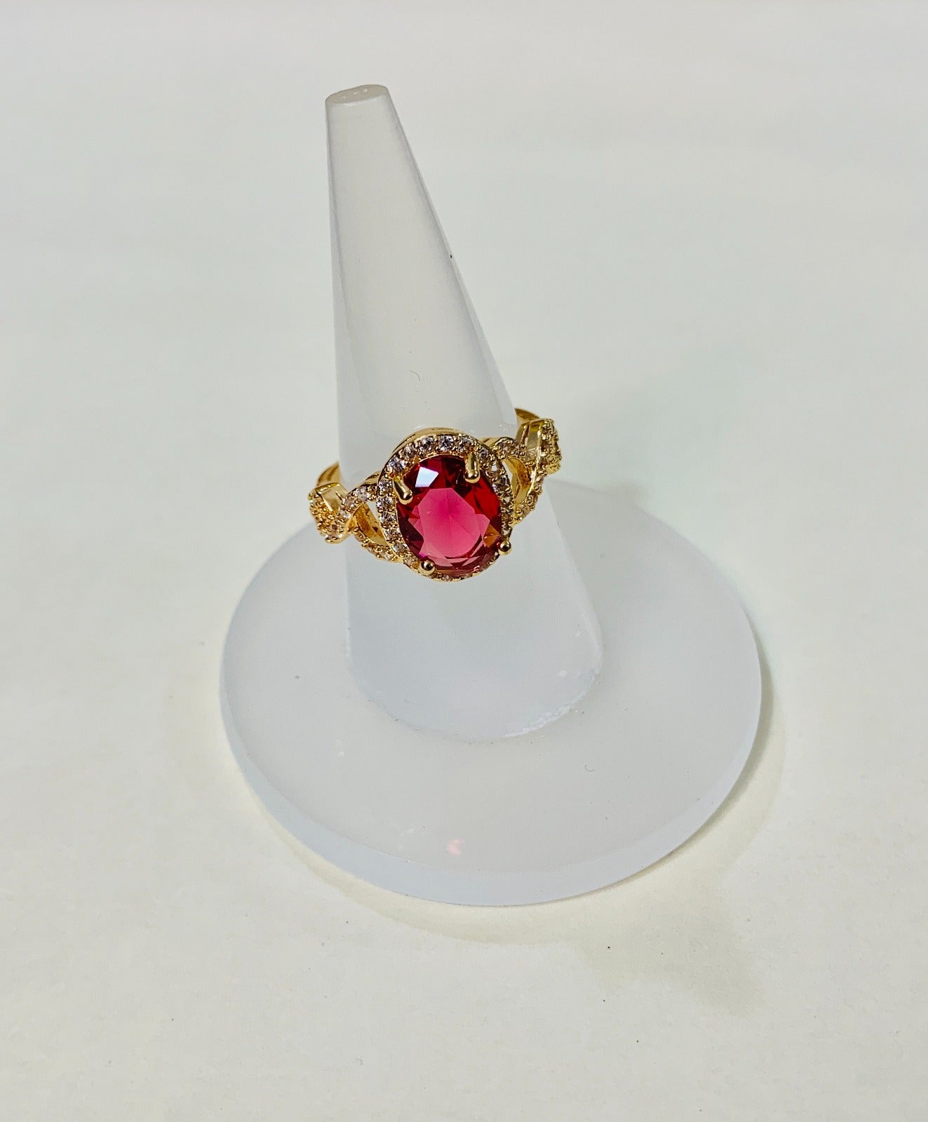Zircon Ring-92 (Ruby)