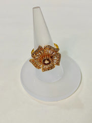 Zircon Ring-91 (Golden)