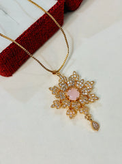Zircon Pendant-252 (Pink)