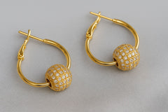 Zircon Hoop Bali-02 (Golden)