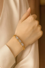 Zircon Bracelet-33 (White)