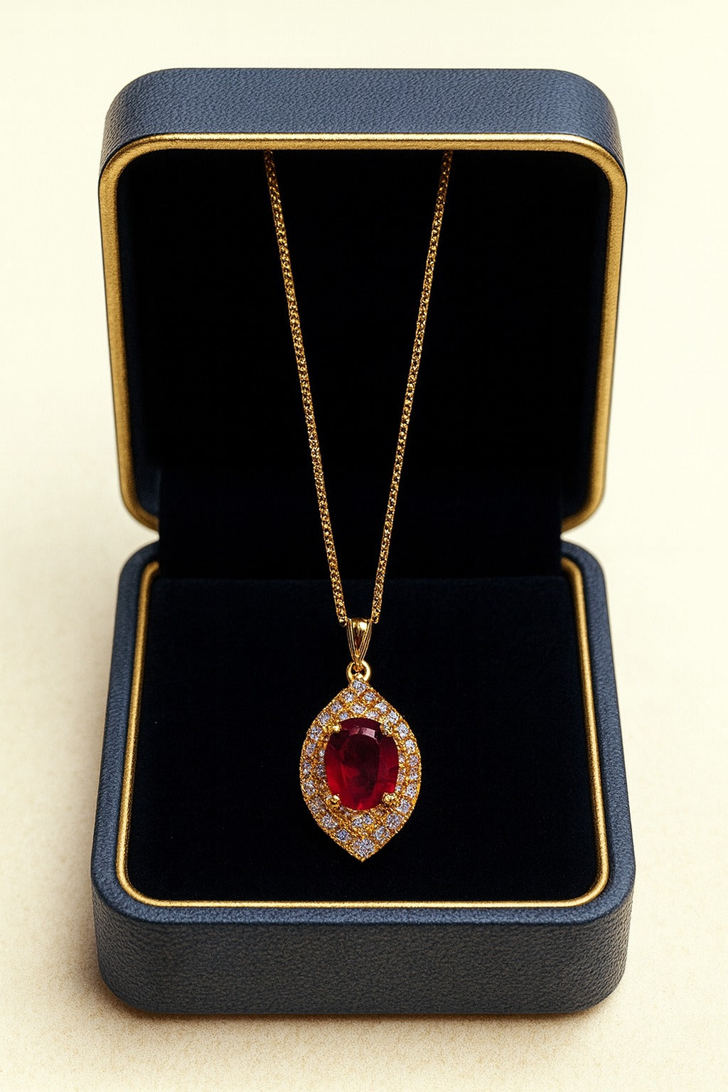 Zircon Pendant-281 (Maroon)