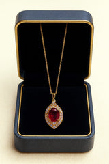 Zircon Pendant-281 (Maroon)