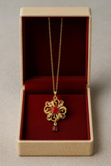 Zircon Pendant-294 (Maroon)