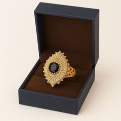Zircon Ring-122 (Black)
