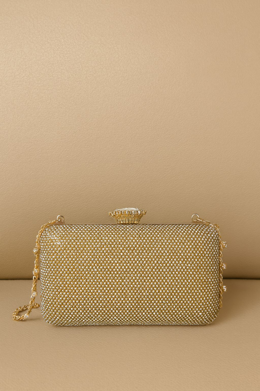 Fancy Clutch-10043 (Golden)