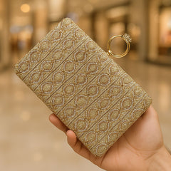 Fancy Clutch-10049 (Golden)