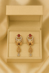 DIGITAL EARRING-89 (Maroon)