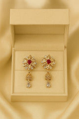 DIGITAL EARRING-88 (Maroon)