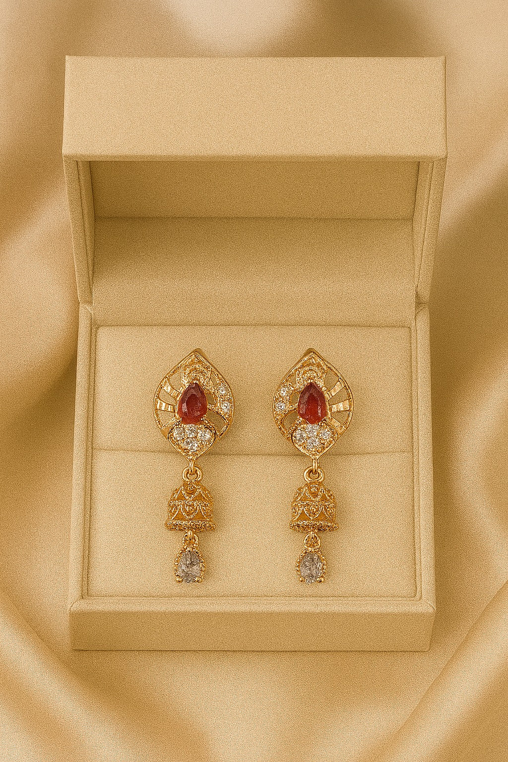DIGITAL EARRING-86 (Maroon)