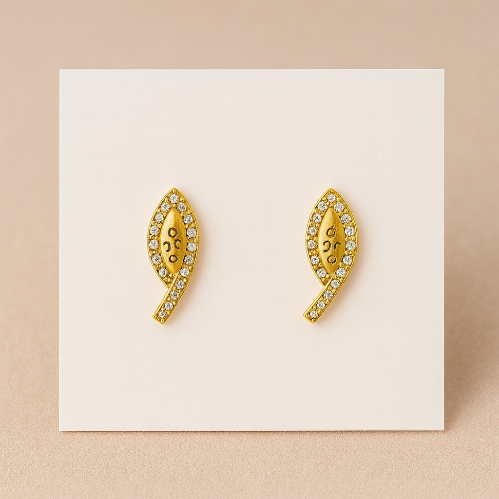 Zircon Fancy Studs-165 (White)