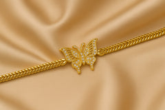 Zircon Bracelet-47 (Golden)