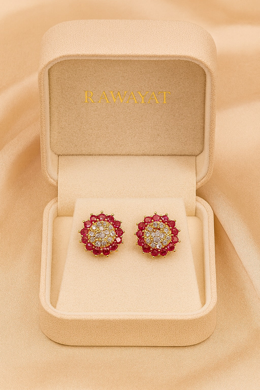 Zircon Hoop Bali-169 (Maroon)