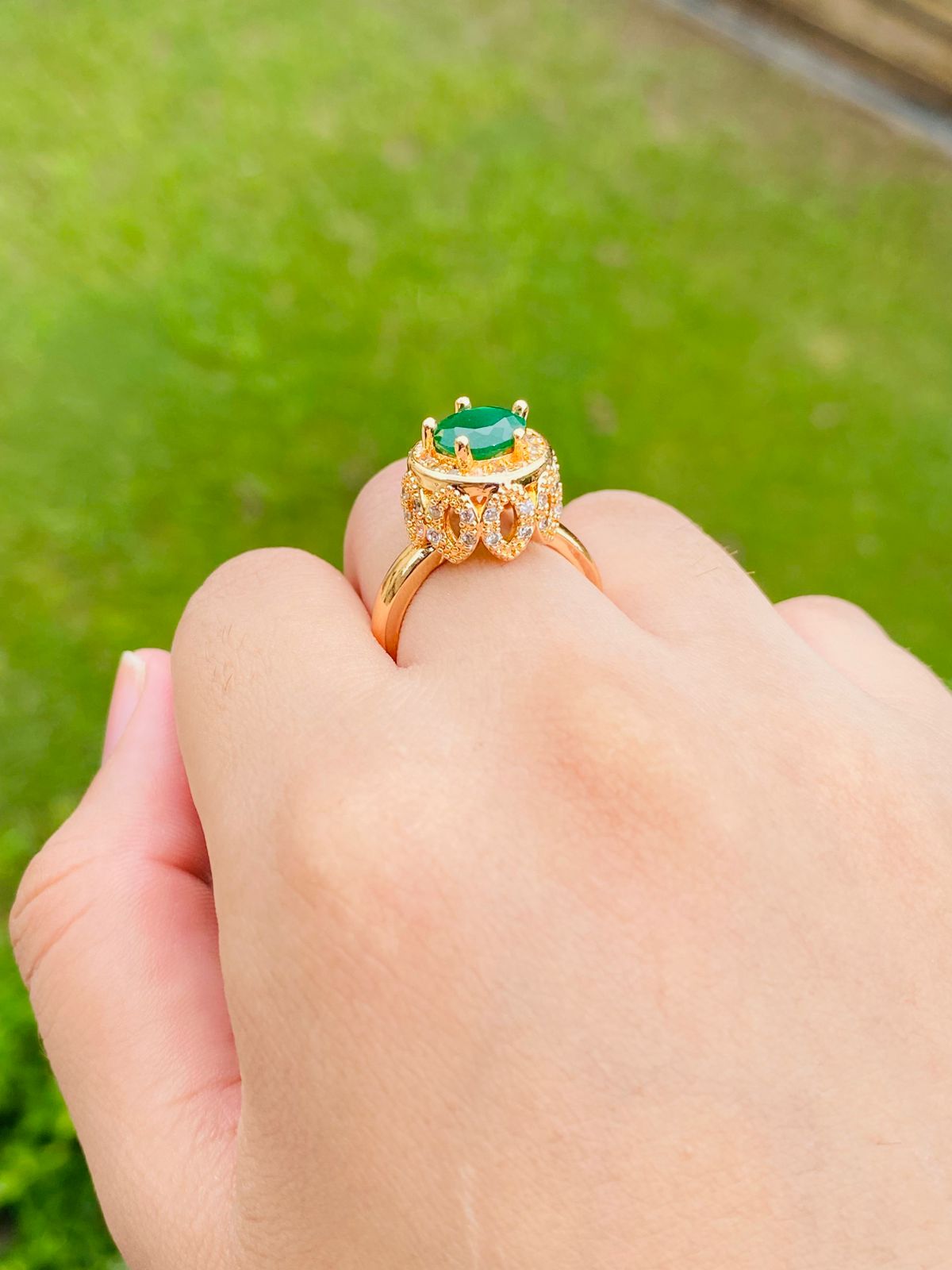 Zircon Ring-140 (Green)